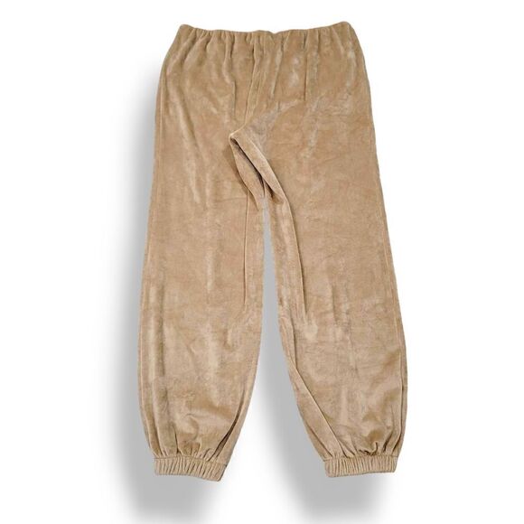 NEW Summersalt 2 PC The Plush Velour Relaxed Crew and Jogger in Fawn Size Medium - Picture 7 of 16